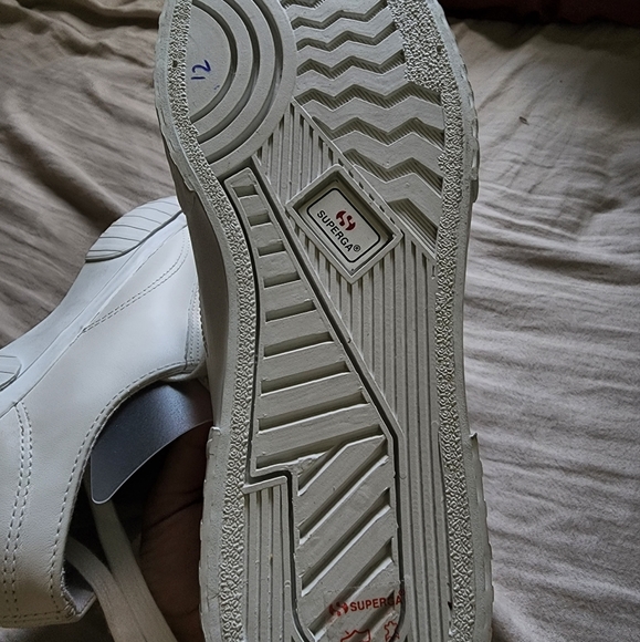 New white leather superga sneakers - Picture 3 of 3